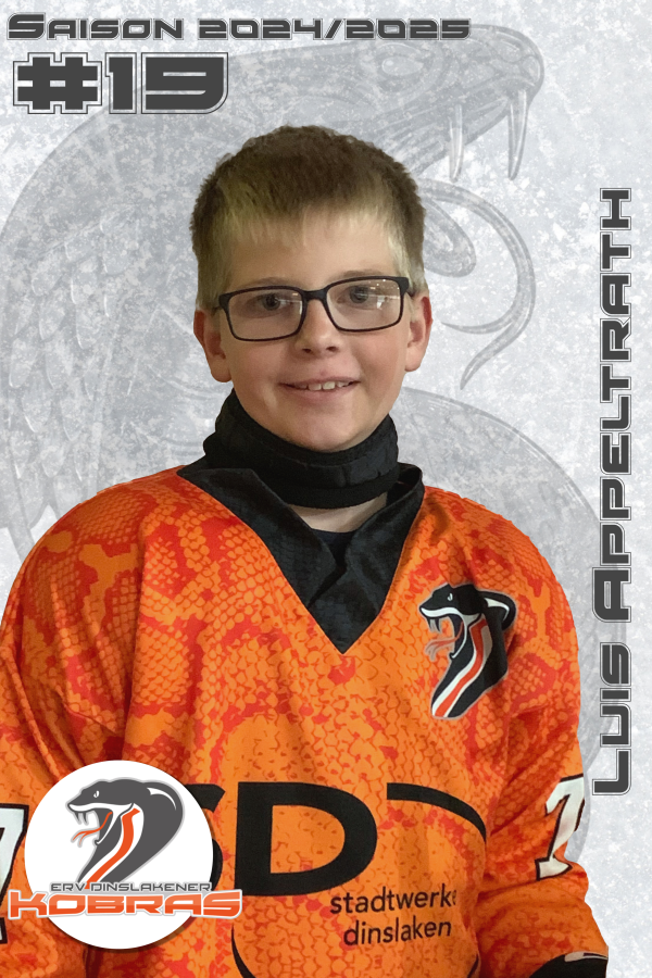 Player Card   2024 25   19   Luis Appeltrath